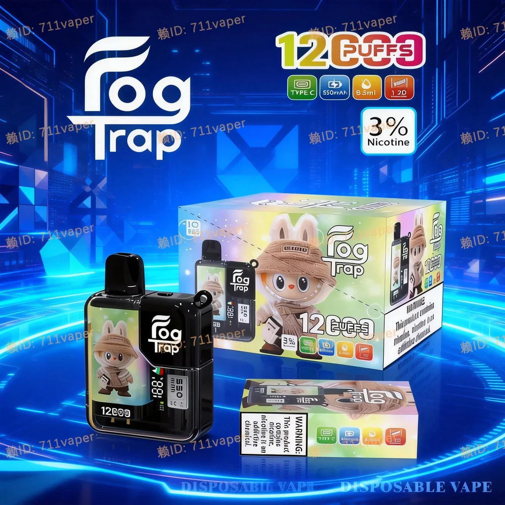 Fog Trap × LABUBU 聯名限定款：12000口拋棄式電子菸的潮流工藝解析
