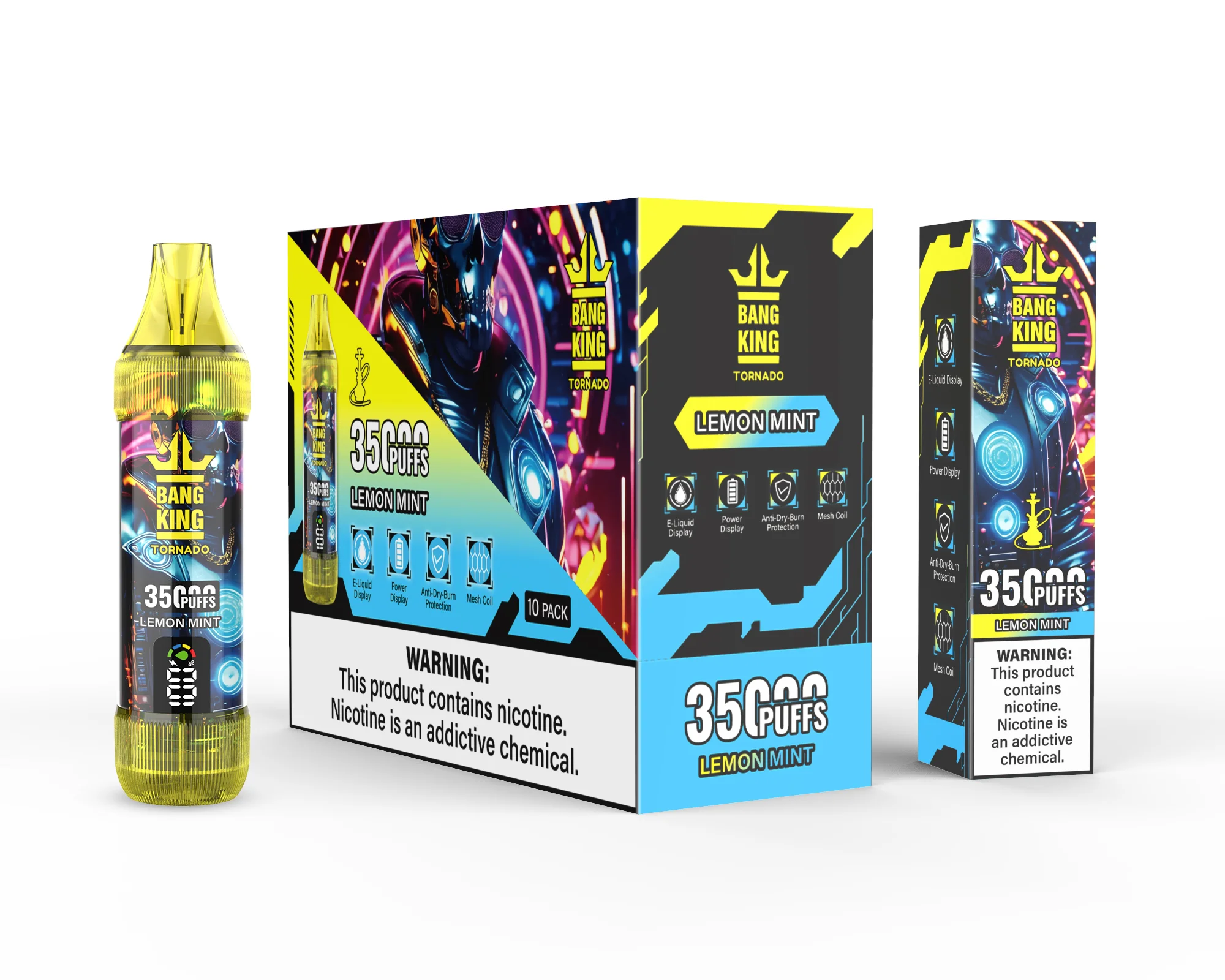 Bang King 35000 Puffs-檸檬薄荷