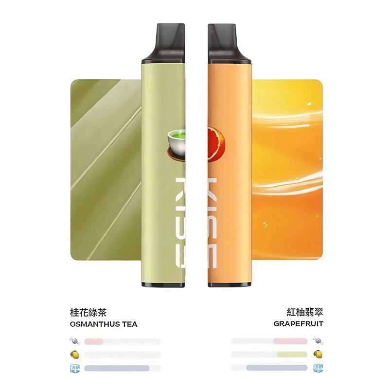 Kiss 6500 Puffs-桂花綠茶-紅柚翡翠
