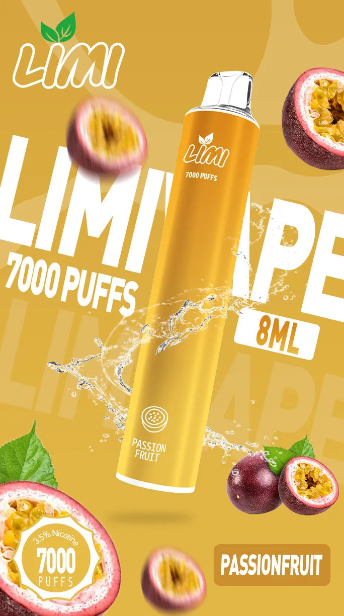 LIMI-7000-PUFFS-一次性拋棄式-黃金百香
