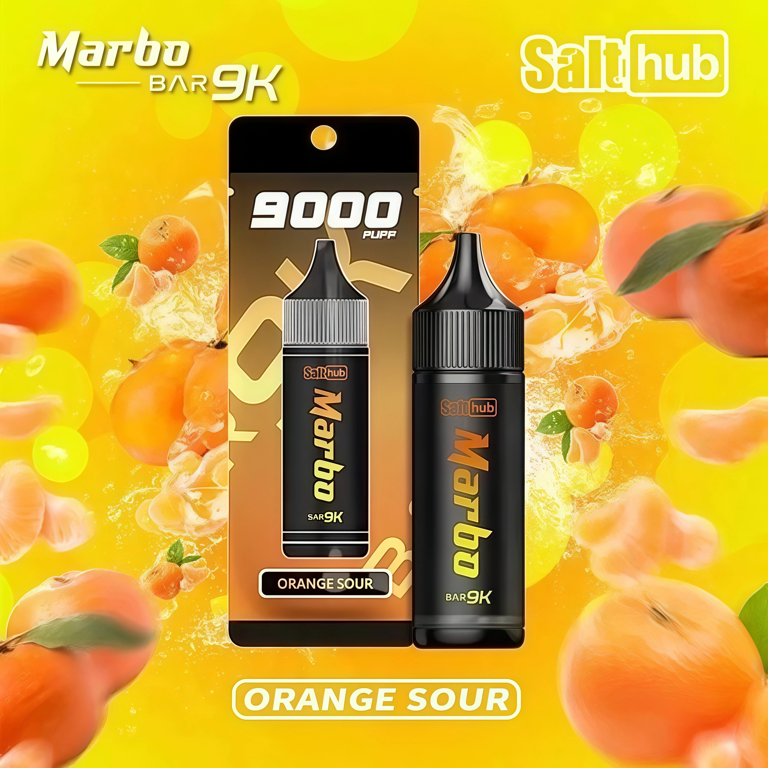marbo-马博bar-9000puffs-橙子