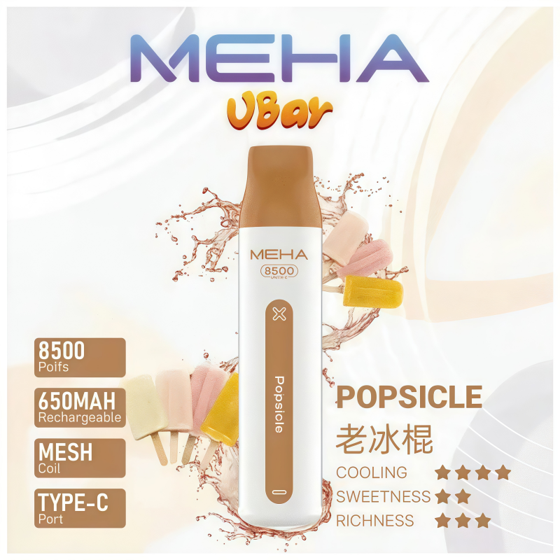 meha-8500Puffs-拋棄式電子煙-老冰棍